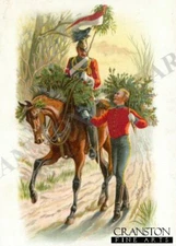 Harry Payne military art post card 16th (Queen's) Lancers  new
