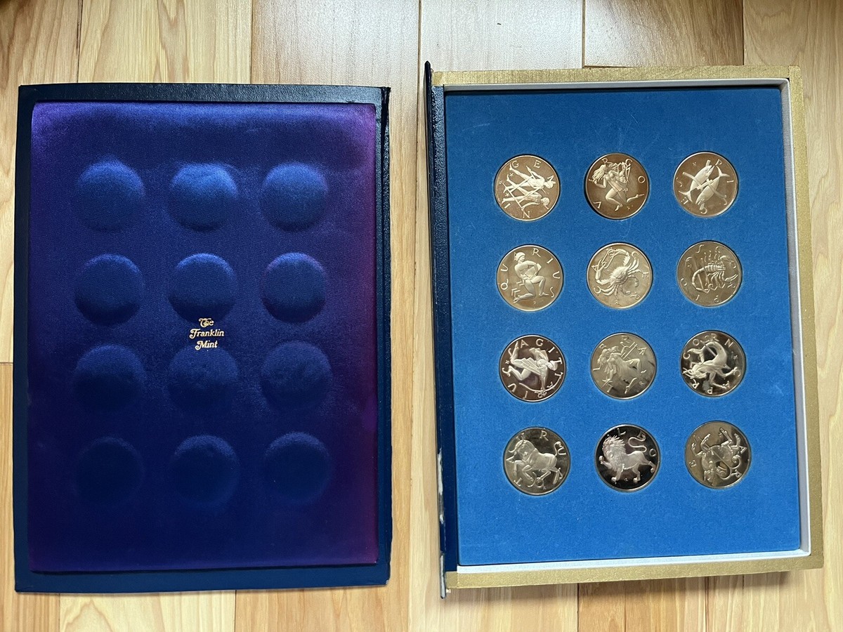 The Franklin Mint Treasury Of Zodiac Metals Large Bronze | eBay