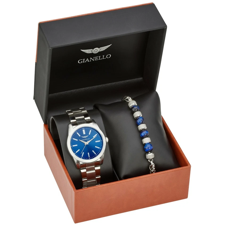Gianello男士手表和珠宝套装手表+手链组合 — 第 2/4 张图片
