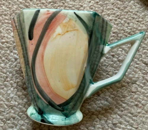 Unusual Geometric / Hexagonal Mug and Saucer x 2 - Picture 6 of 10