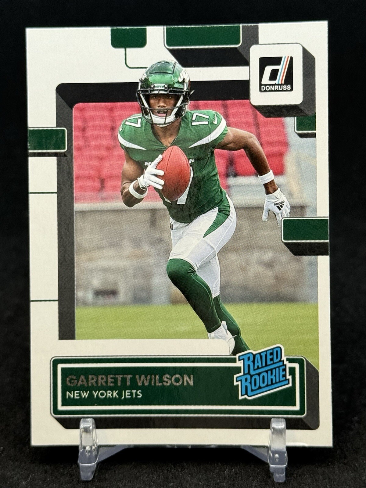 Garrett Wilson 2022 Donruss #306 Rated Rookie New York Jets