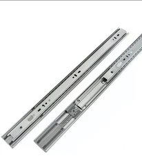 LONTAN SL4502S3-16 1 Pair 16" Full Extension Ball Bearing Smooth Metal Drawer...