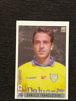 WELTEN CHROM KARTE FUSSBALLSPIELER 2000 FRANCESCHINI/GIANELLO CHIEVO # 253 KEINE PANINI