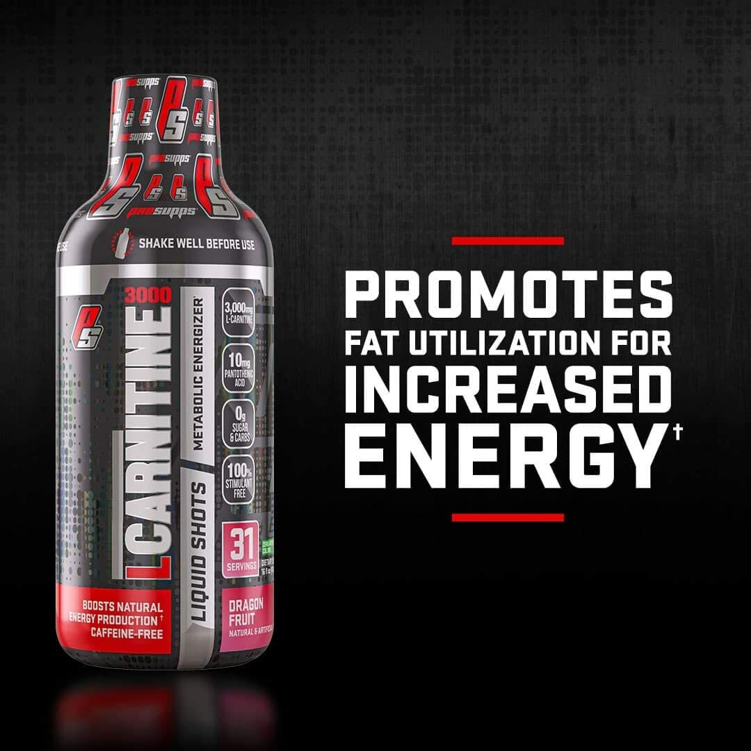 ProSupps LCarnitine 3000 Liquid Fat Burner, Stimulant Free Metabolic