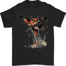 A Crazy Dog Jack Russell Mens T-Shirt 100% Cotton