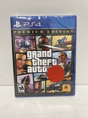 Grand Theft Auto V Premium Edition PS4 Brand New Factory Sealed GTA 5