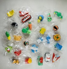 Lot of 26 pcs Pencil Erasers for Kids Food, Sports, Animals, Random