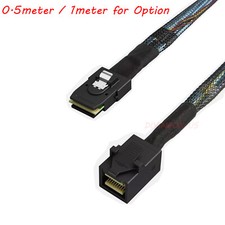 Mini SAS HD Adapter Cable SFF-8643 to SFF-8087 36 Pin Server Motherboard 0.5M 1M