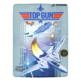 Vintage Style Retro TOP GUN NES Box Nintendo Ultra-Soft Micro Fleece Blanket