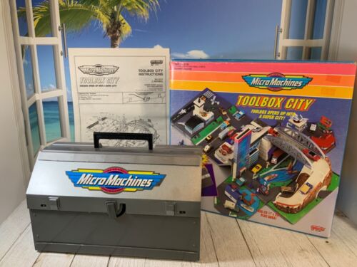 Micro Machines 100% COMPLETE Toolbox City Silver varient - CUSTOMIZED playset - Picture 1 of 24