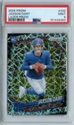 2025 Panini Prizm Jaxson Dart SILVER LAZER PRIZM Rookie RC #332 PSA 9 GIANTS