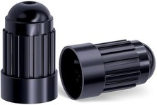 10PCS Plastic TPMS Tire Valve Stem Caps, Black Wheel Tire Valve 10 pcs Model-A