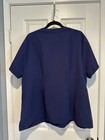 Jaanuu Scrubs Women’s 3 Pocket Scrub Top size 3X Navy Blue EUC — photo 2
