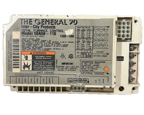 50A50-110 Furnace Control Circuit Board 1380-686
