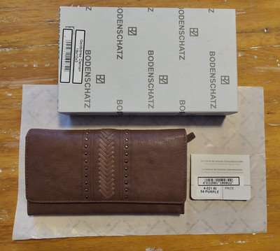 Bodenschatz Lederwaren Damen-Geldbörse, 18x10x3 cm, unbenutzt