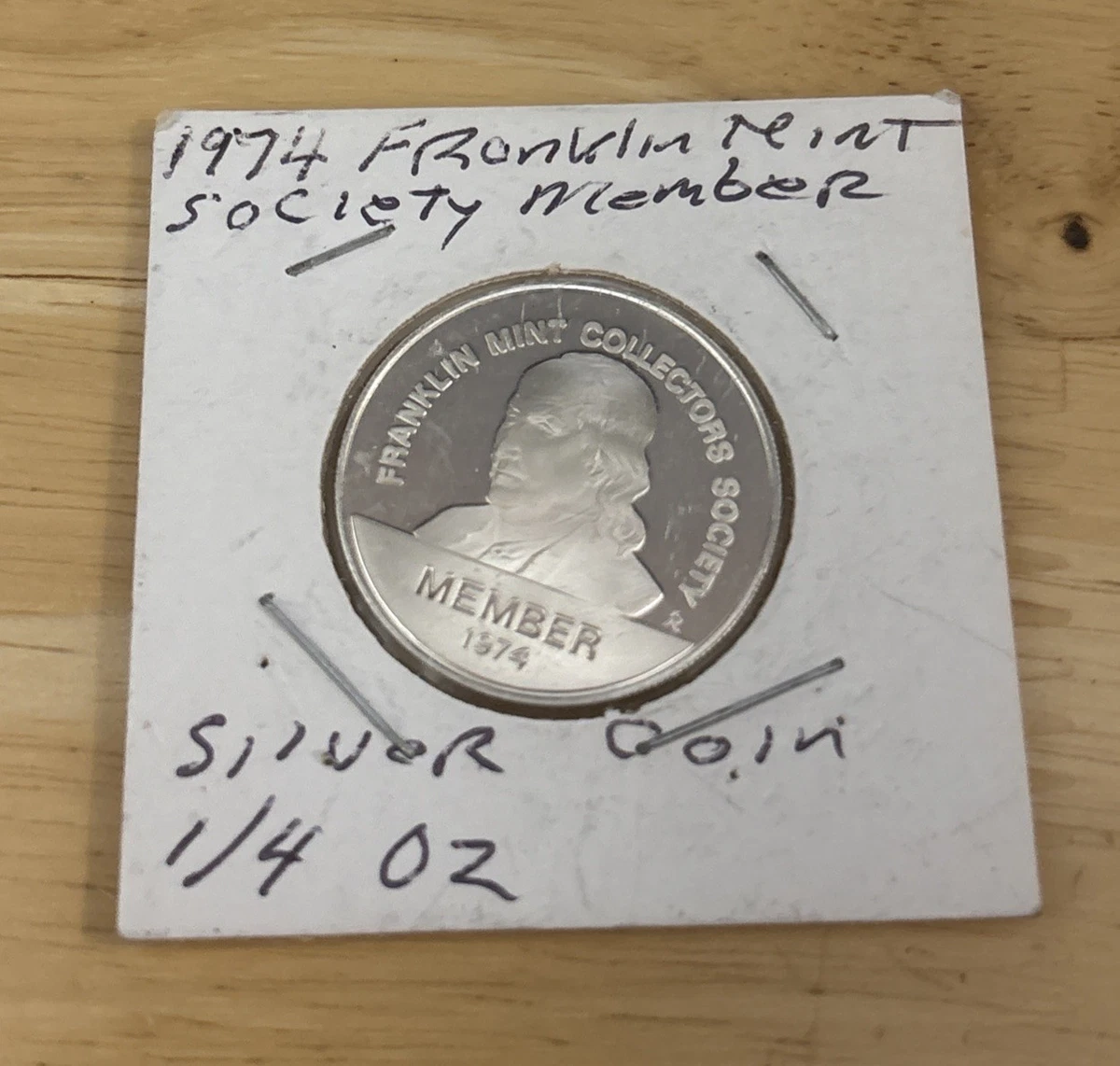 Franklin Mint 1974 Uncertified Silver Bullion Coins for sale | eBay
