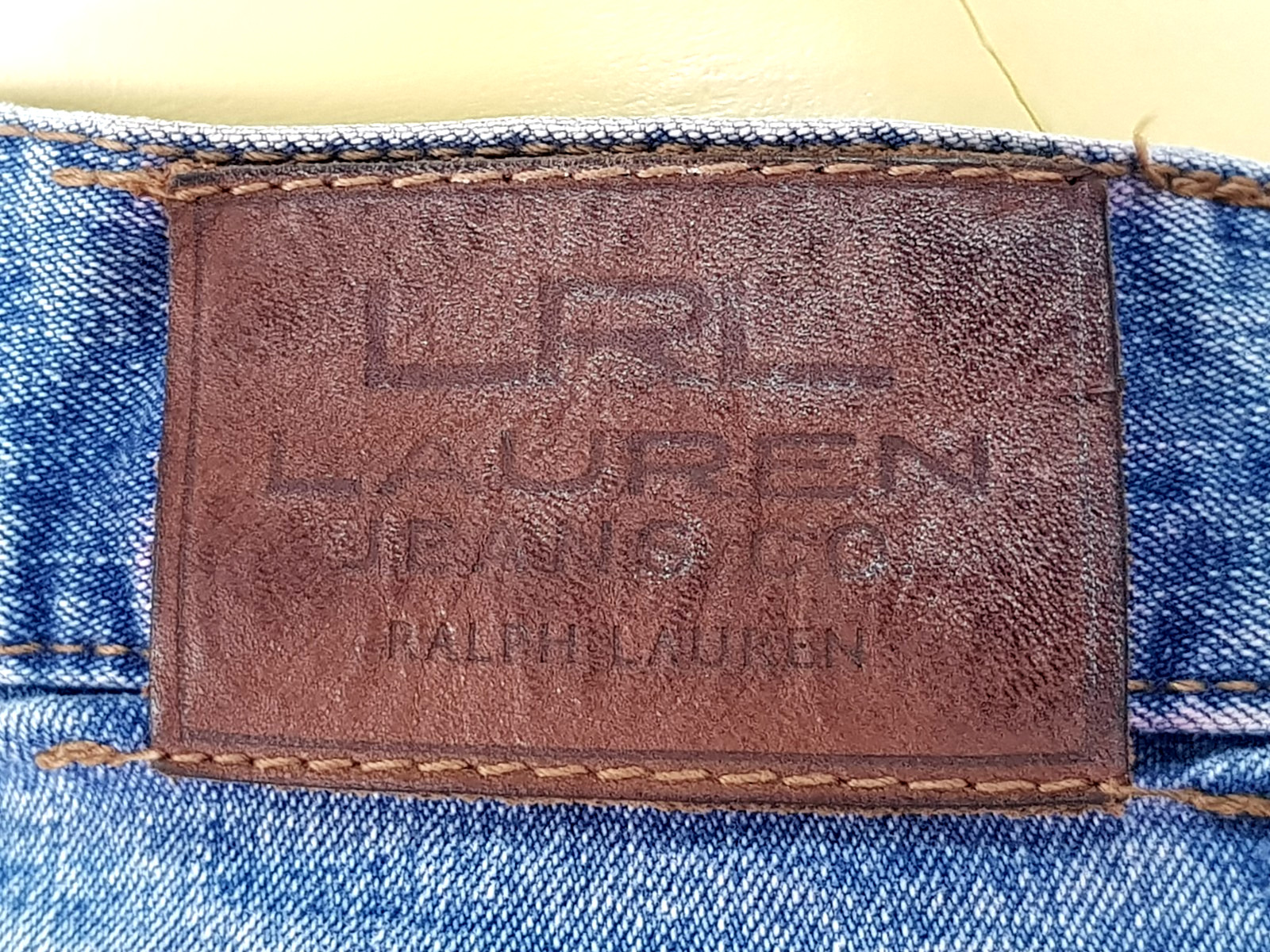 LAUREN RALPH LAUREN Womans Blue STRAIGHT JEANS High Rise - W31" - UK12 -RRP £119 image 8