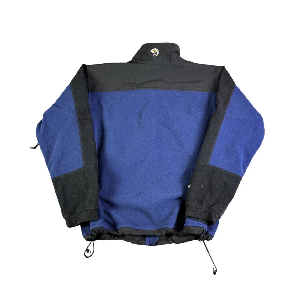 Mountain Hardwear Fleece Jacket Blue Black Windstopper Men's Large Outdoors - Image 2 of 4