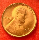 1947-S Lincoln Wheat Cent Penny GEM RD BU From an Original Bank Roll