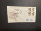 Canada 1953 FDC cover to USA Block of 4 Moose Wildlife Series ? Uncertain cachet