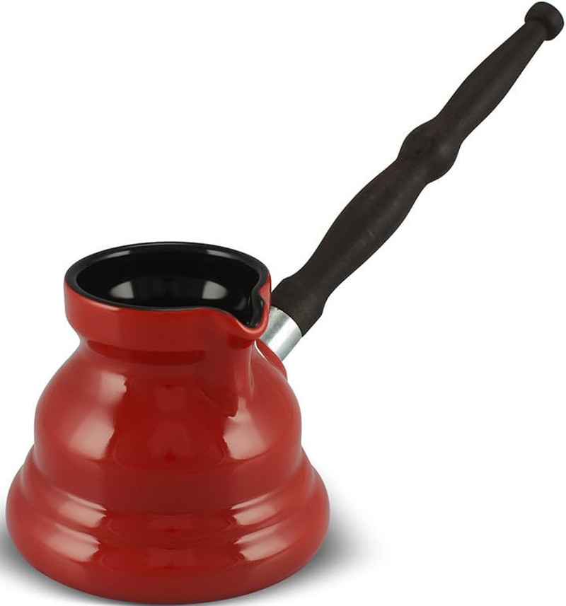 Cezve in Ceramica Artigianale 300ml - Caffè Turco Vintage