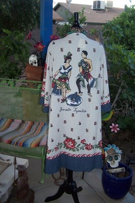 NWT 198~TASHA POLIZZI XL Western Cowgirl Senorita Mexican Dance Kimono Duster