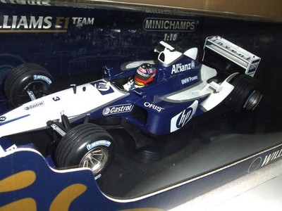 ウィリアムズ　SHOWCAR　２００３　モントーヤ　ミニチャンプス　１／１８ Minichamps 1/18 Williams BMW 2003 Showcar Juan Pablo Montoya