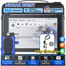 MUCAR 892BT Full System Car Diagnostic Tool OBD2 Scanner Bluetooth+USB Endoscope