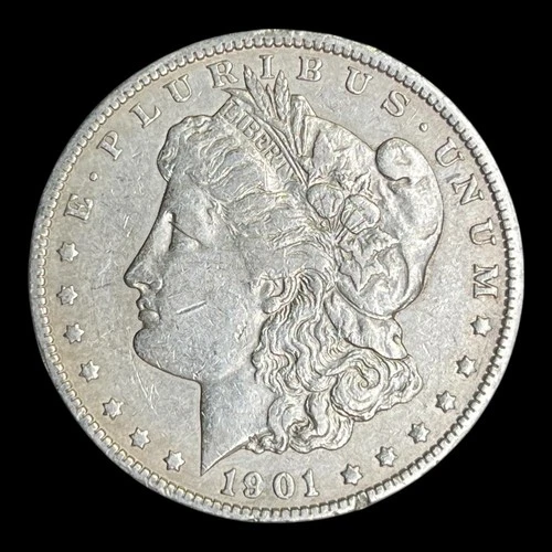 1901-O Morgan Silver Dollar, VF+