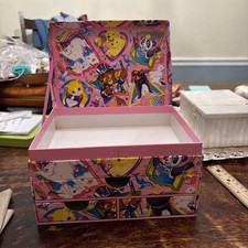 Vintage Lisa Frank Classic Jewelry Keepsake Box Drawer Organizer