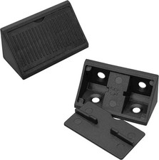 50 PCS 90 Degree Plastic Corner Braces,Plastic Corner Angle Shelf Brackets for