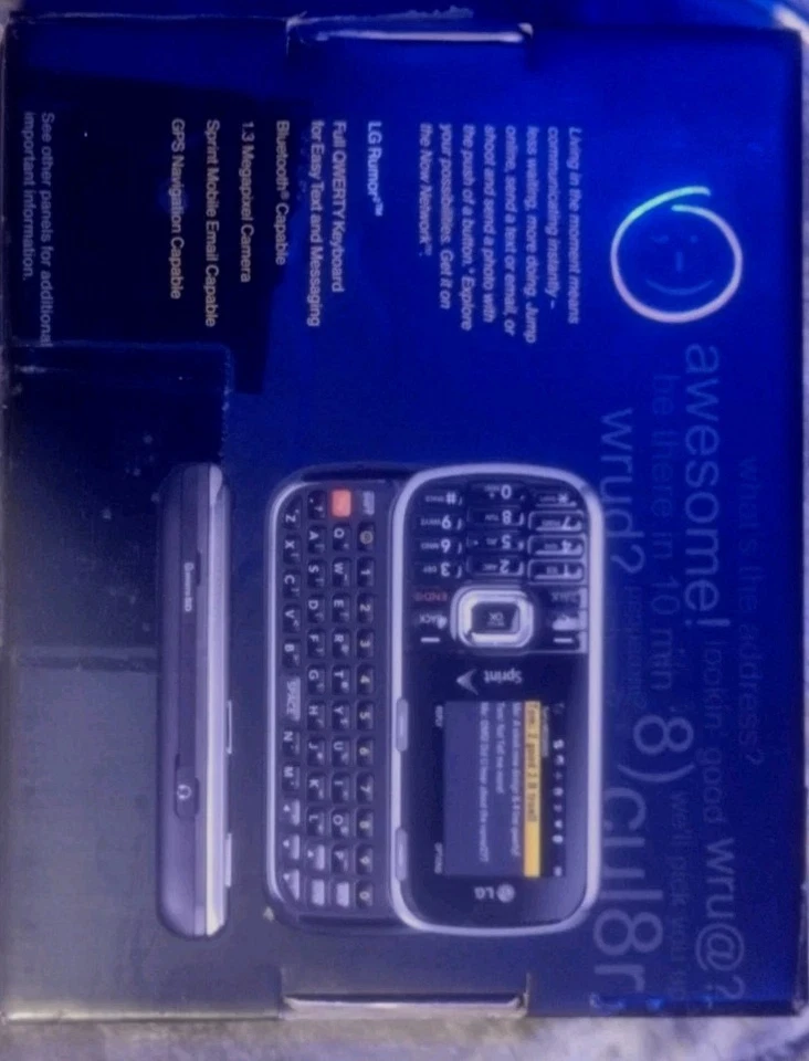 LG Rumor 2 - 22 MB - Black (Sprint) - Image 2 of 4