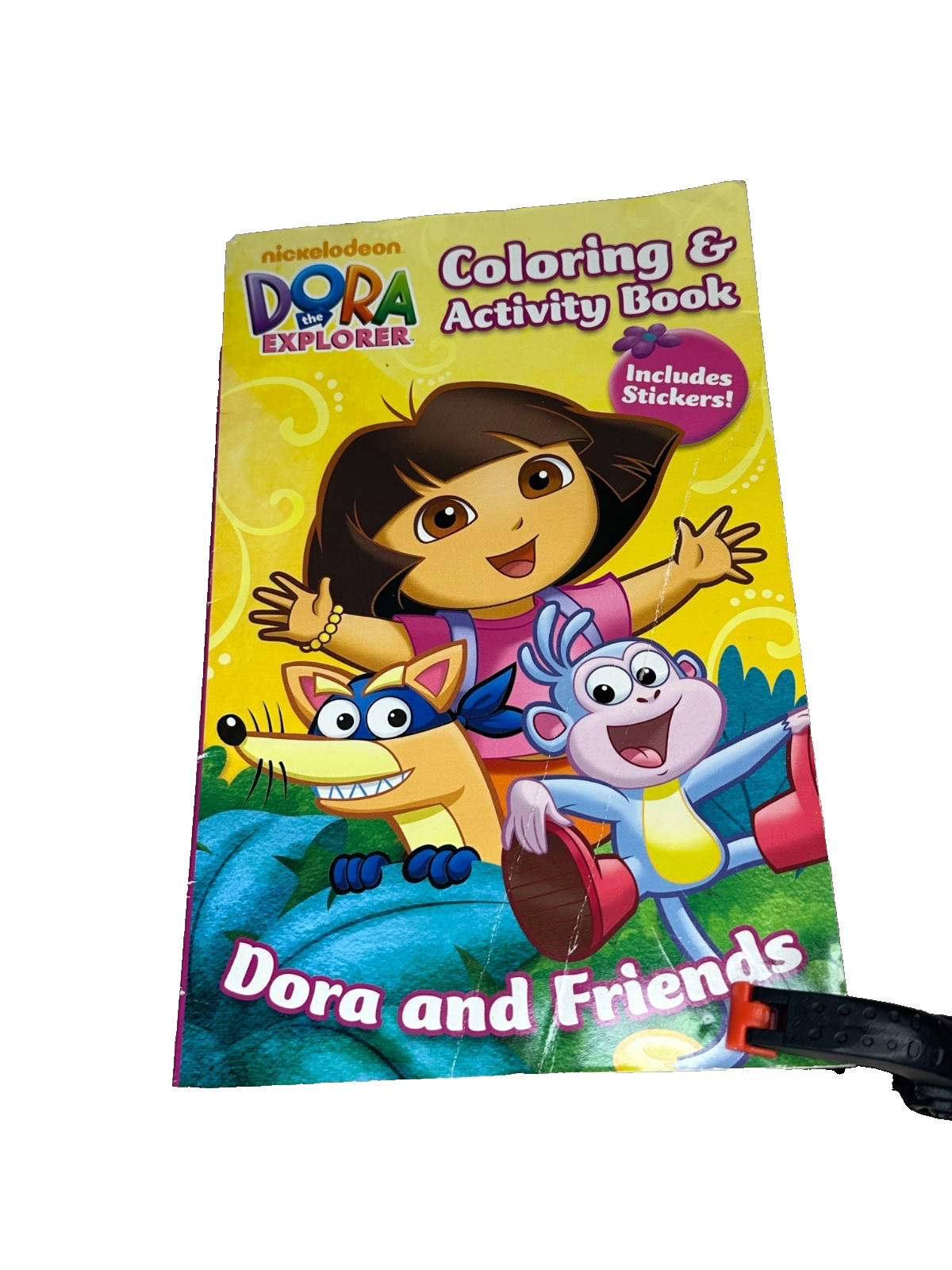 2010 Dora the Explorer Coloring Book with Stickers NOS NEW Vintage Y2K