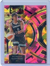 2024 Panini Select WNBA DIAMOND DESHIELDS #112 PREMIER PINK ICE PRIZM SKY