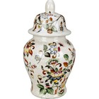 AA Importing 10" Ginger Jar Vase, Floral Design