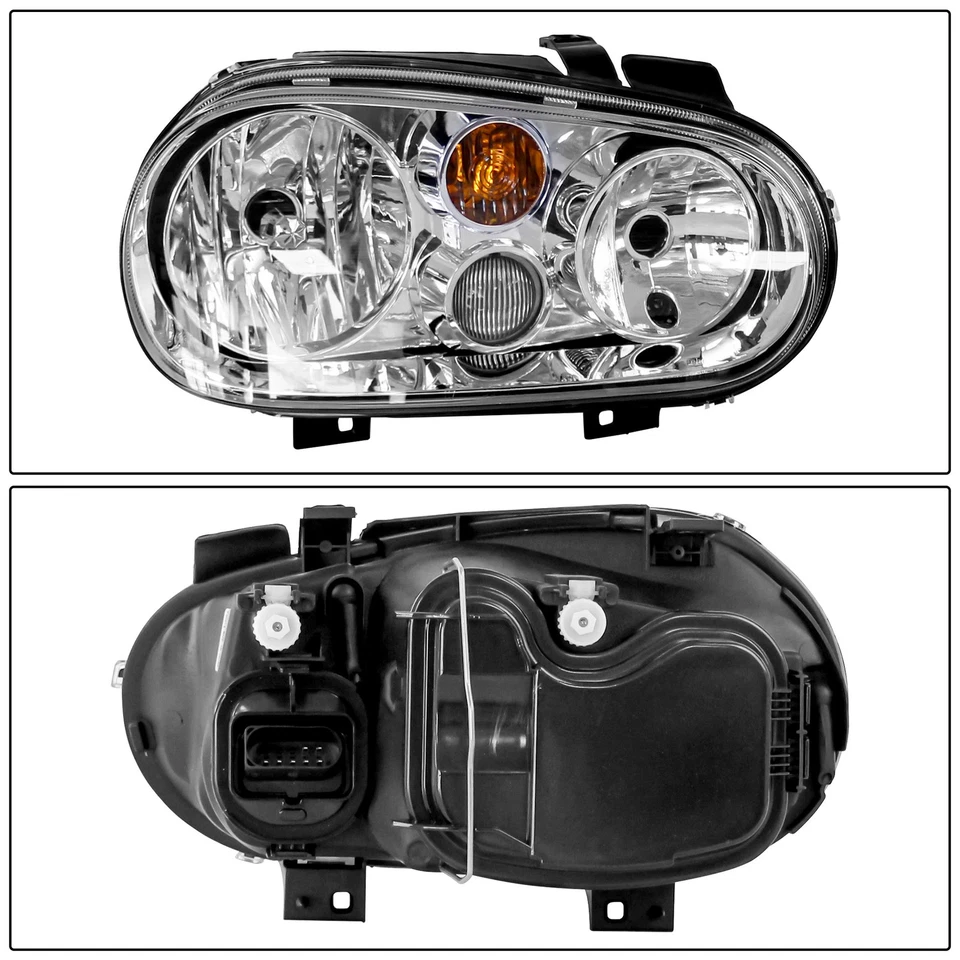 Пара фар левая и правая для Volkswagen Cabrio 1999-2002 годов выпуска 1J0941018B - Изображение 2 из 4