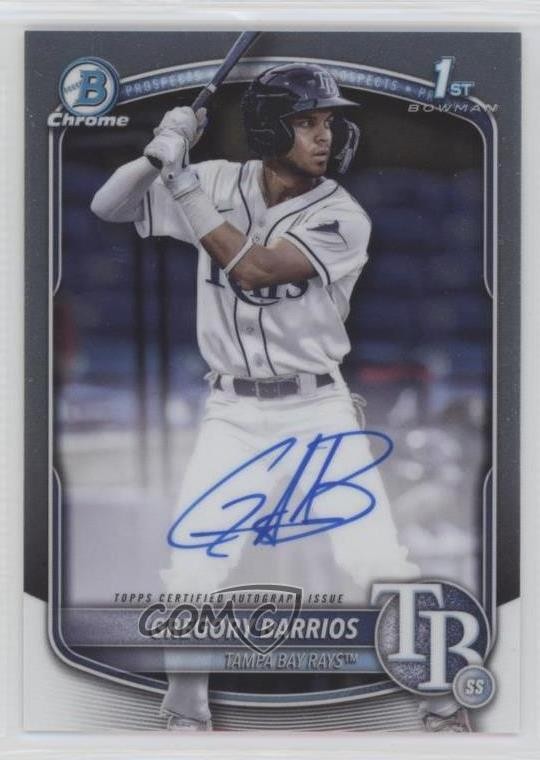 2025 Bowman Chrome Prospect Auto Gregory Barrios #CPA-GB Auto 1qn2