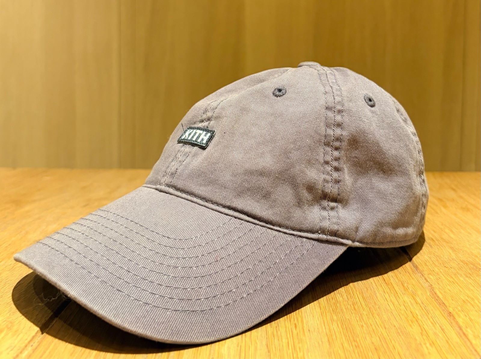 Kith Classic Logo Strapback Hat Gray - image 2