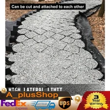 HDPE Geogrid Ground Grid Honeycomb Permeable Pavers Roadbed Enhance 2 Inch Thick
