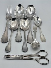 ZX – Lot Couverts Christofle Métal Argenté Cuillères Fourchette Pince Sucre