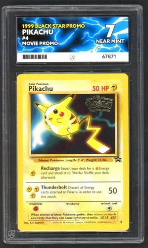 Pokemon Card - ACE 7 Pikachu 4 - Black Star Promo Movie - Near Mint