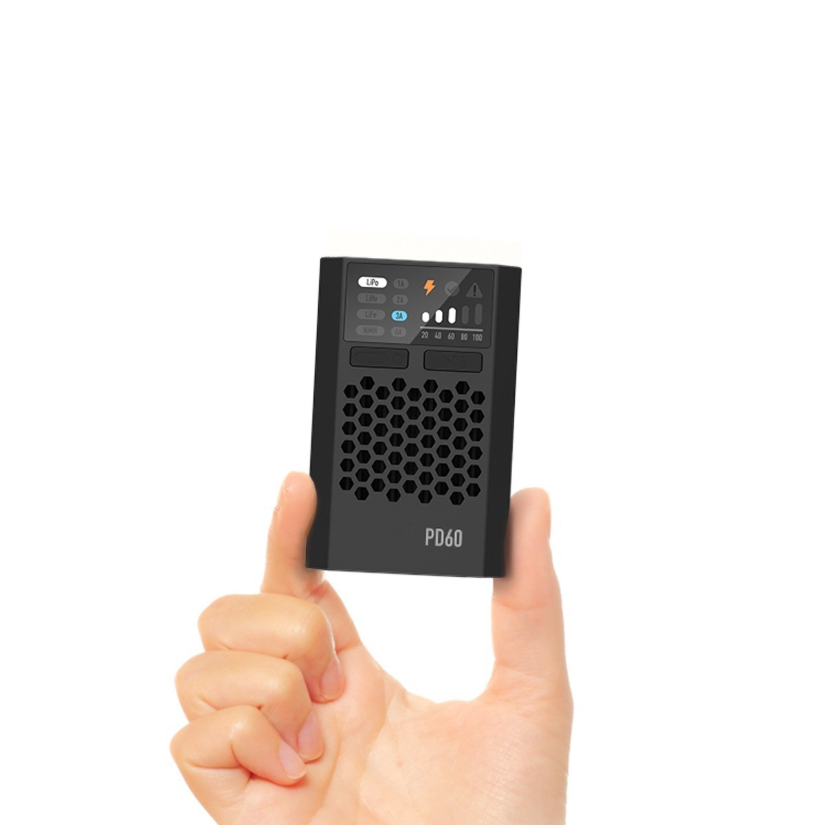 PD60 60W 6A Battery Balance Charger Type-C Input for 1-4S Lipo Battery RC Drone thumbnail 7