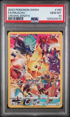 Pikachu 160/159 Crown Zenith for sale | eBay