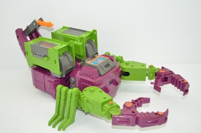 Scorponok Vintage 1987 G1 Transformers Hasbro Action Figure Incomplete Follow Us