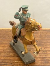 Lineol-Ufficiale Cile a cavallo fa saluto-Soldatino in pasta Germany’30-cm 7,5