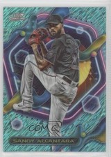 2023 Topps Cosmic Chrome Aqua Equinox Refractor /199 Sandy Alcantara #198 11pj