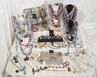 Vintage To Modern All Wear Or Resale Costume Jewelry Lot Weighing 10lbs. 14 Oz