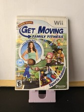 Get Moving Family Fitness -- Sports Edition (Nintendo Wii, 2010) Tested & Work
