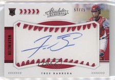 2020 Panini Absolute Pink 57/75 Tres Barrera #155 Auto ni4