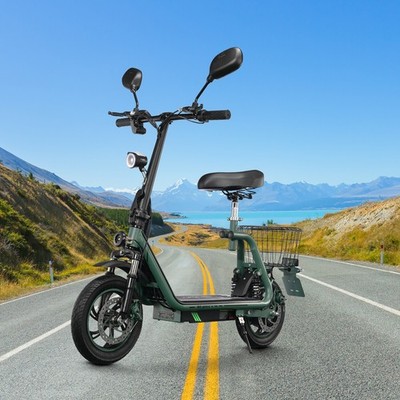 12'' Elektroroller Mit Straßenzulassung48V13AH E-Scooter mit Sitz TWOFISH M5PRO-E